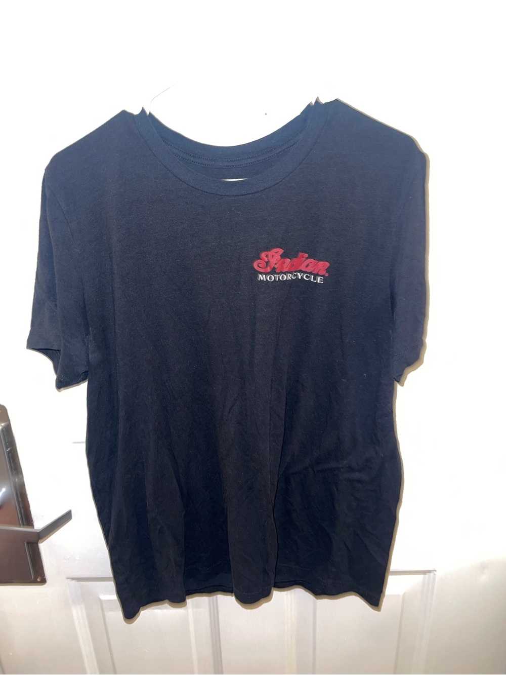 Indian Motorcycle Men's Black Logo T‑Shirt Cosmo’s Philadelphia